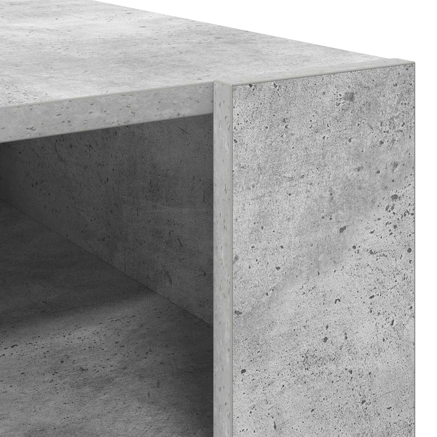 Tavolino da salotto Grigio cemento 66 x 53 x 45 cm | homemem39