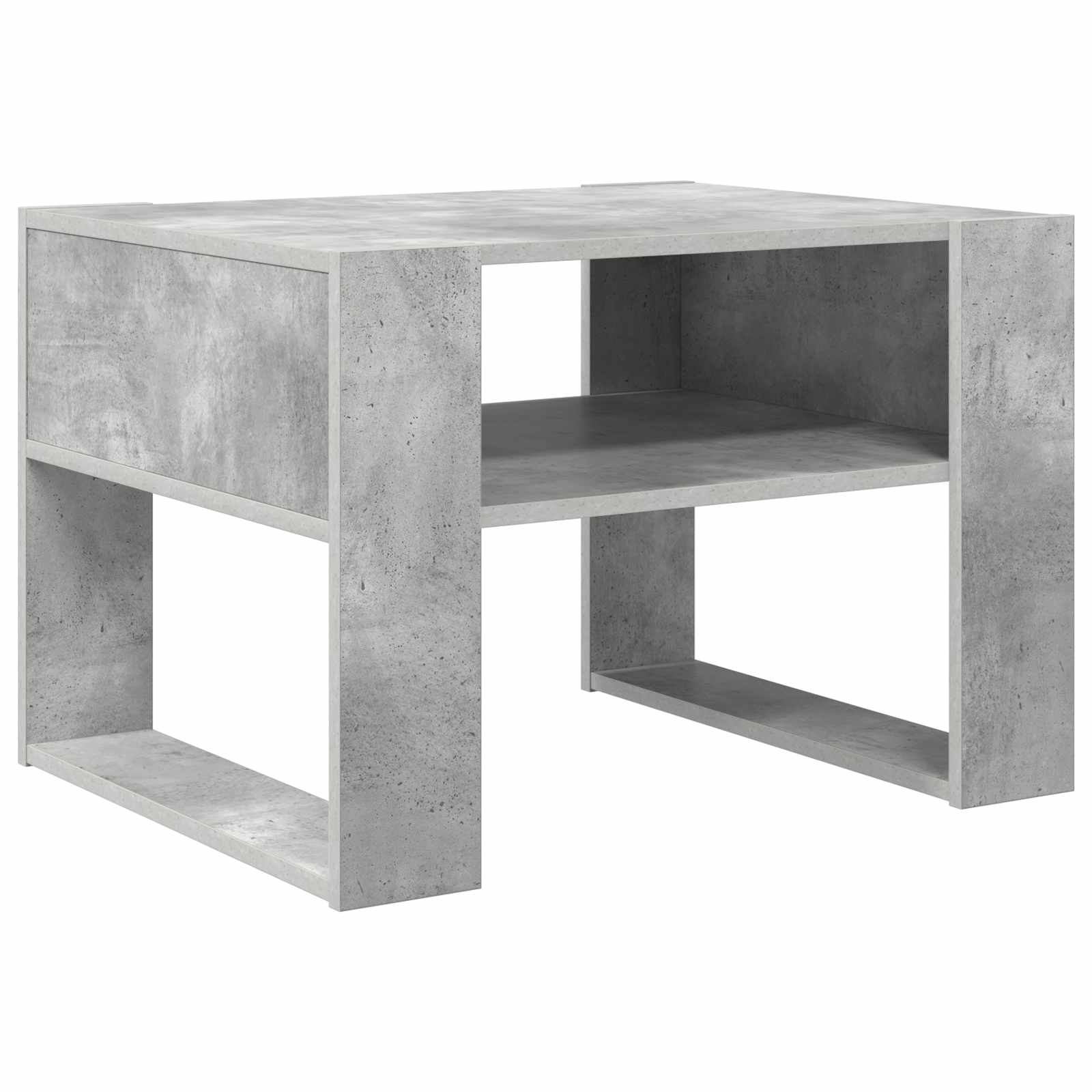 Tavolino da salotto Grigio cemento 66 x 53 x 45 cm | homemem39