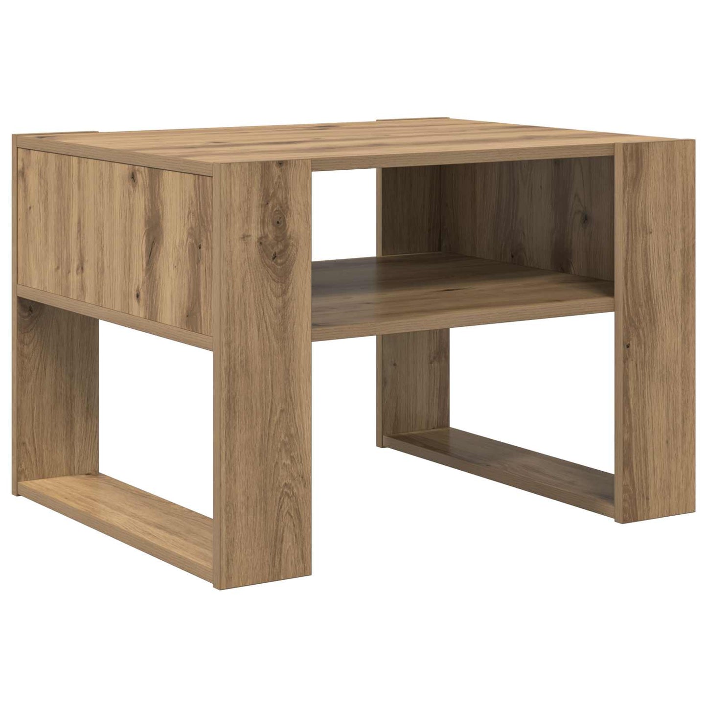 Tavolino da salotto Rovere artigianale 66 x 53 x 45 cm | homemem39