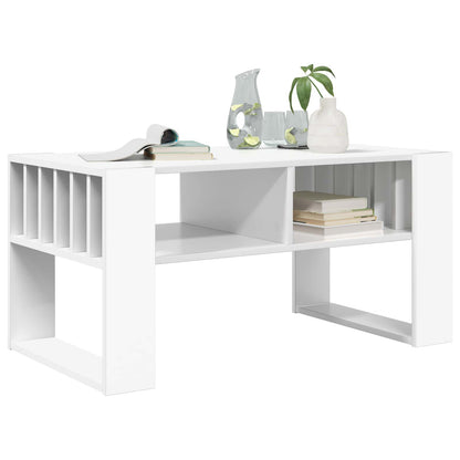 Tavolino da salotto Bianco 92 x 49,5 x 45 cm Legno multistrato | homemem39