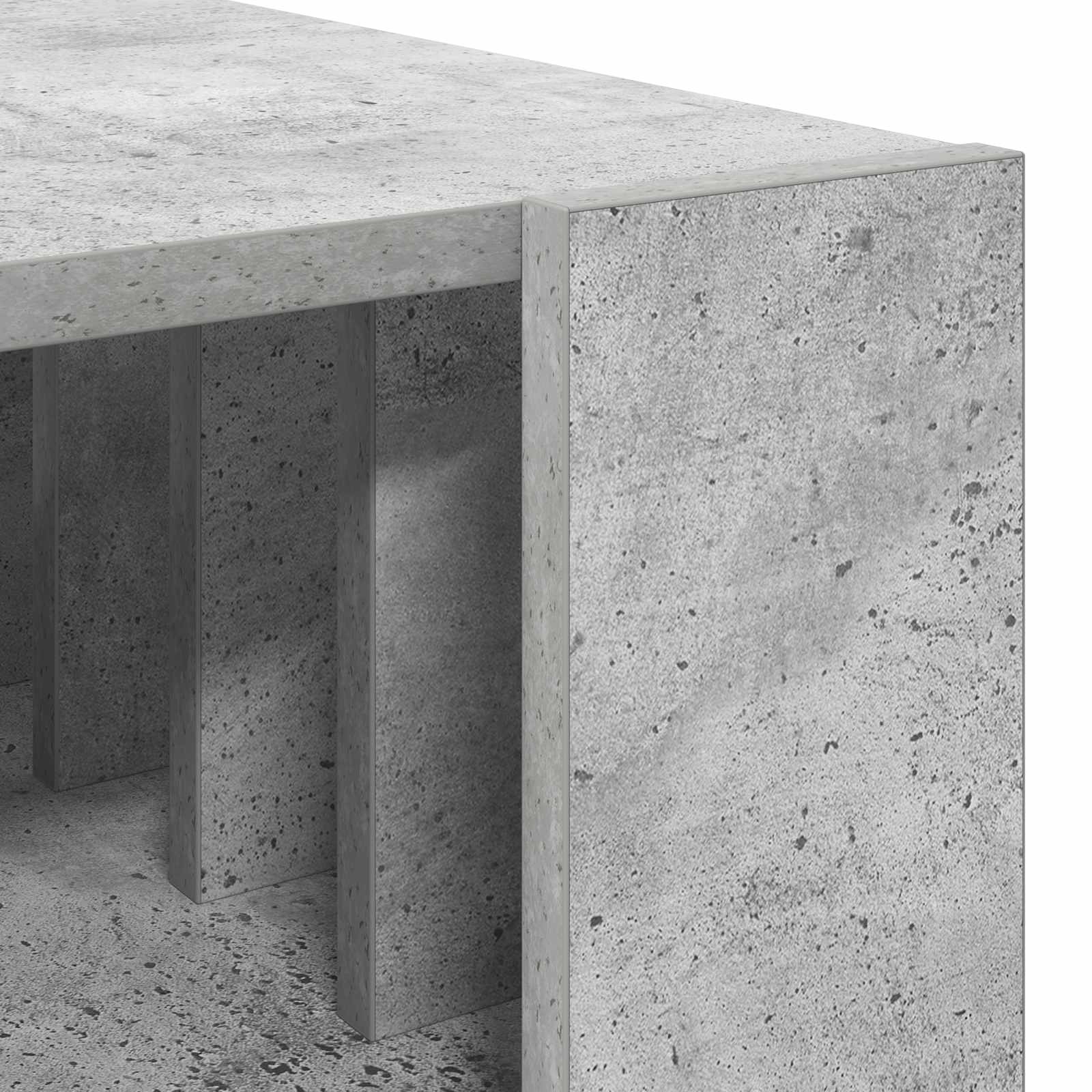 Tavolino da salotto Grigio cemento 92 x 49,5 x 45 cm | homemem39