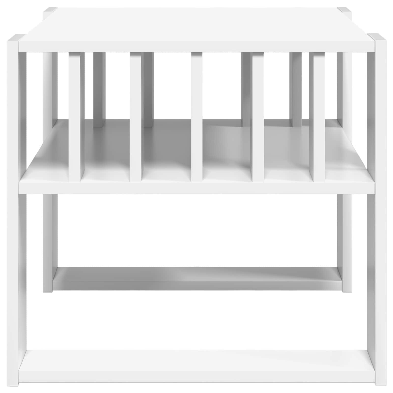 Tavolino da salotto Bianco 66 x 49,5 x 45 cm Legno multistrato | homemem39