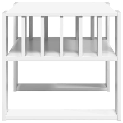 Tavolino da salotto Bianco 66 x 49,5 x 45 cm Legno multistrato | homemem39