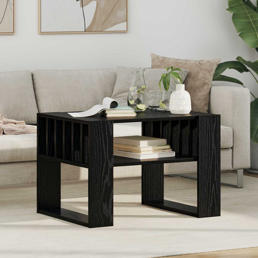 Tavolino da salotto Rovere Nero 66 x 49,5 x 45 cm | homemem39