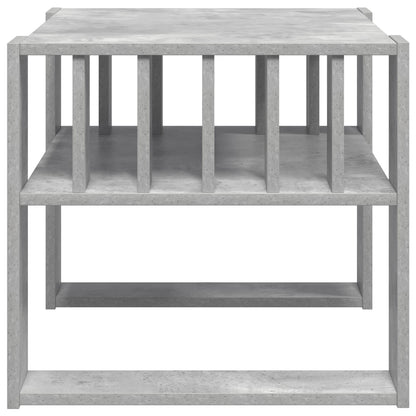 Tavolino da salotto Grigio cemento 66 x 49,5 x 45 cm | homemem39