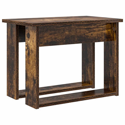 Set di Tavolini da Caffè 2 pcs Rovere fumé Legno multistrato | homemem39