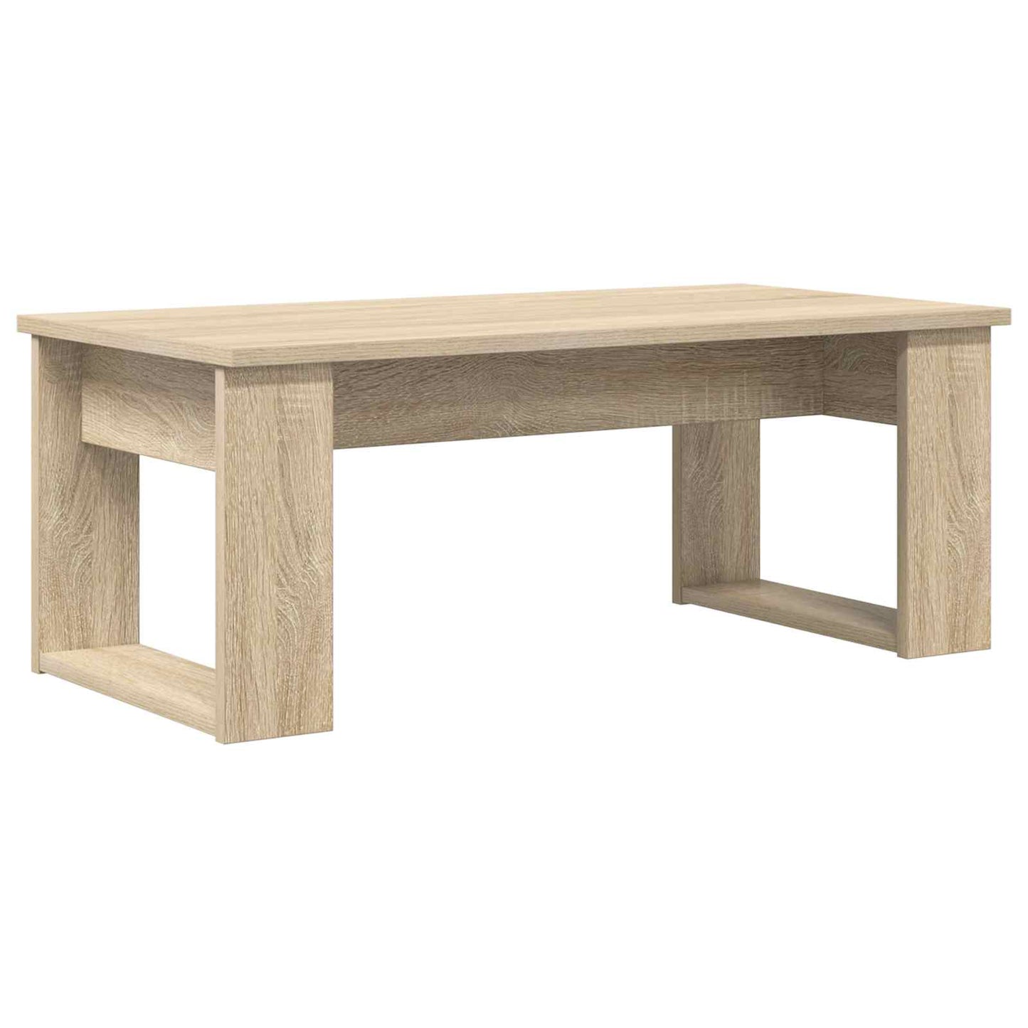 Set di Tavolini da Caffè 2 pcs Rovere Sonoma Legno multistrato | homemem39