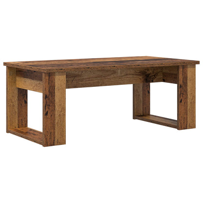 Set di Tavolini da Caffè 2 pcs Legno vecchio Legno multistrato | homemem39