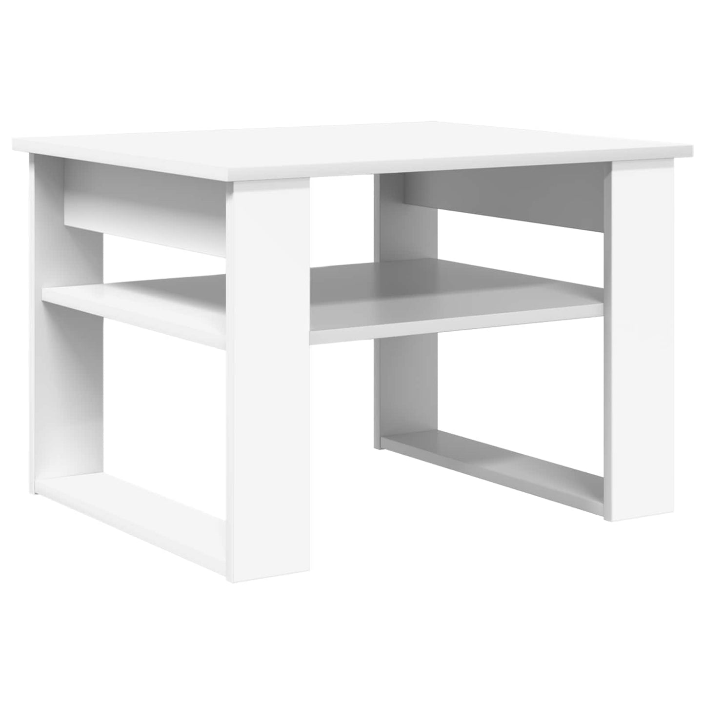 Tavolino da salotto Bianco 64 x 54 x 44 cm Legno multistrato | homemem39