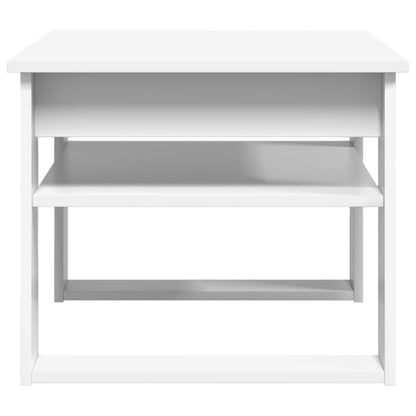 Tavolino da salotto Bianco 64 x 54 x 44 cm Legno multistrato | homemem39