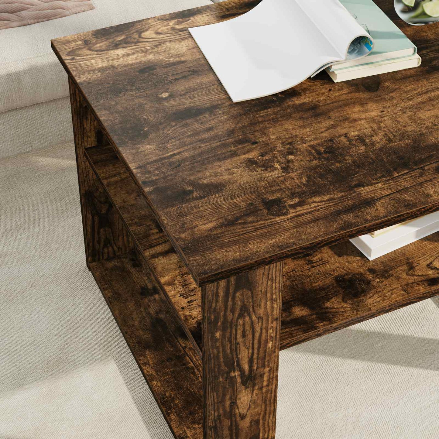 Tavolino da salotto Rovere fumé 64 x 54 x 44 cm | homemem39
