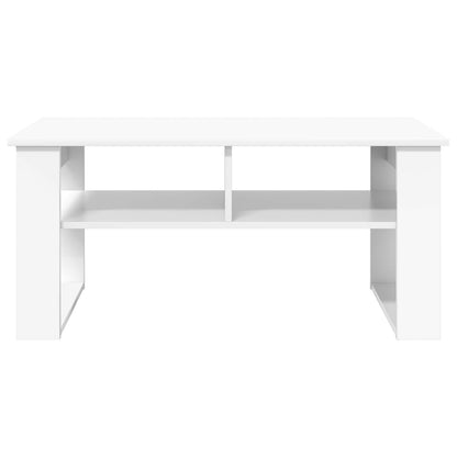 Tavolino da salotto Bianco 96 x 54 x 44 cm Legno multistrato | homemem39