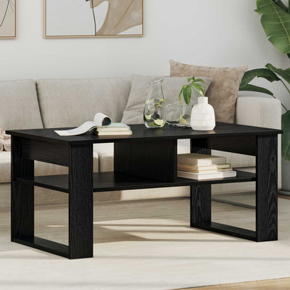 Tavolino da salotto Rovere Nero 96 x 54 x 44 cm | homemem39