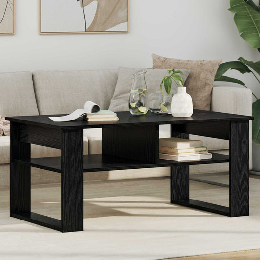 Tavolino da salotto Rovere Nero 96 x 54 x 44 cm | homemem39