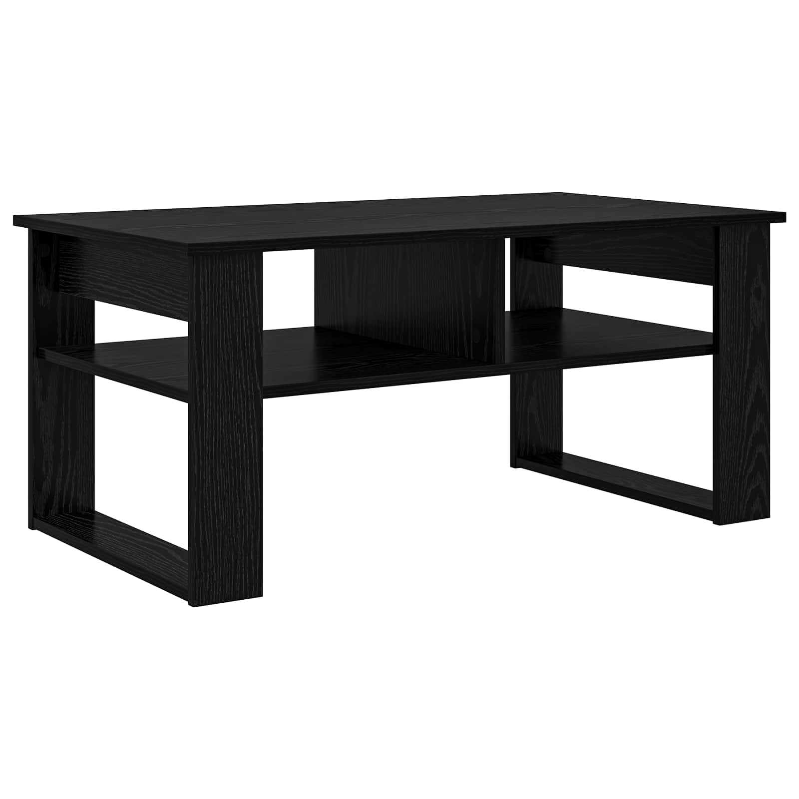 Tavolino da salotto Rovere Nero 96 x 54 x 44 cm | homemem39