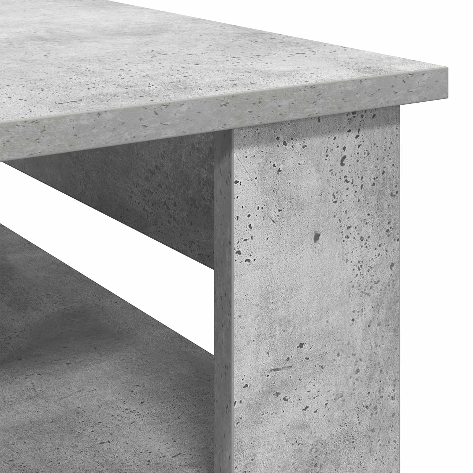 Tavolino da salotto Grigio cemento 96 x 54 x 44 cm | homemem39