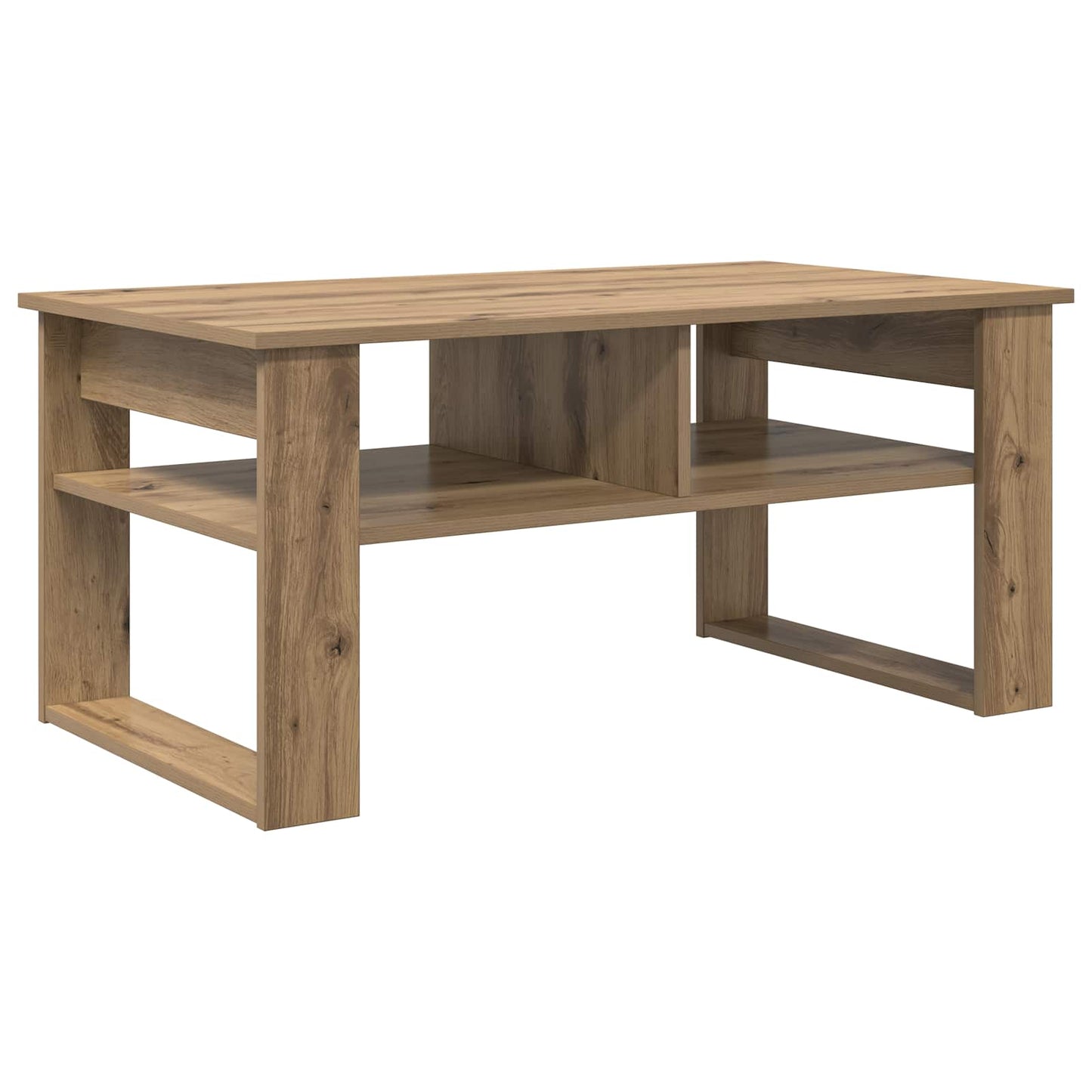 Tavolino da salotto Rovere artigianale 96 x 54 x 44 cm | homemem39