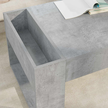 Tavolino da salotto Grigio cemento 110 x 50 x 41 cm | homemem39