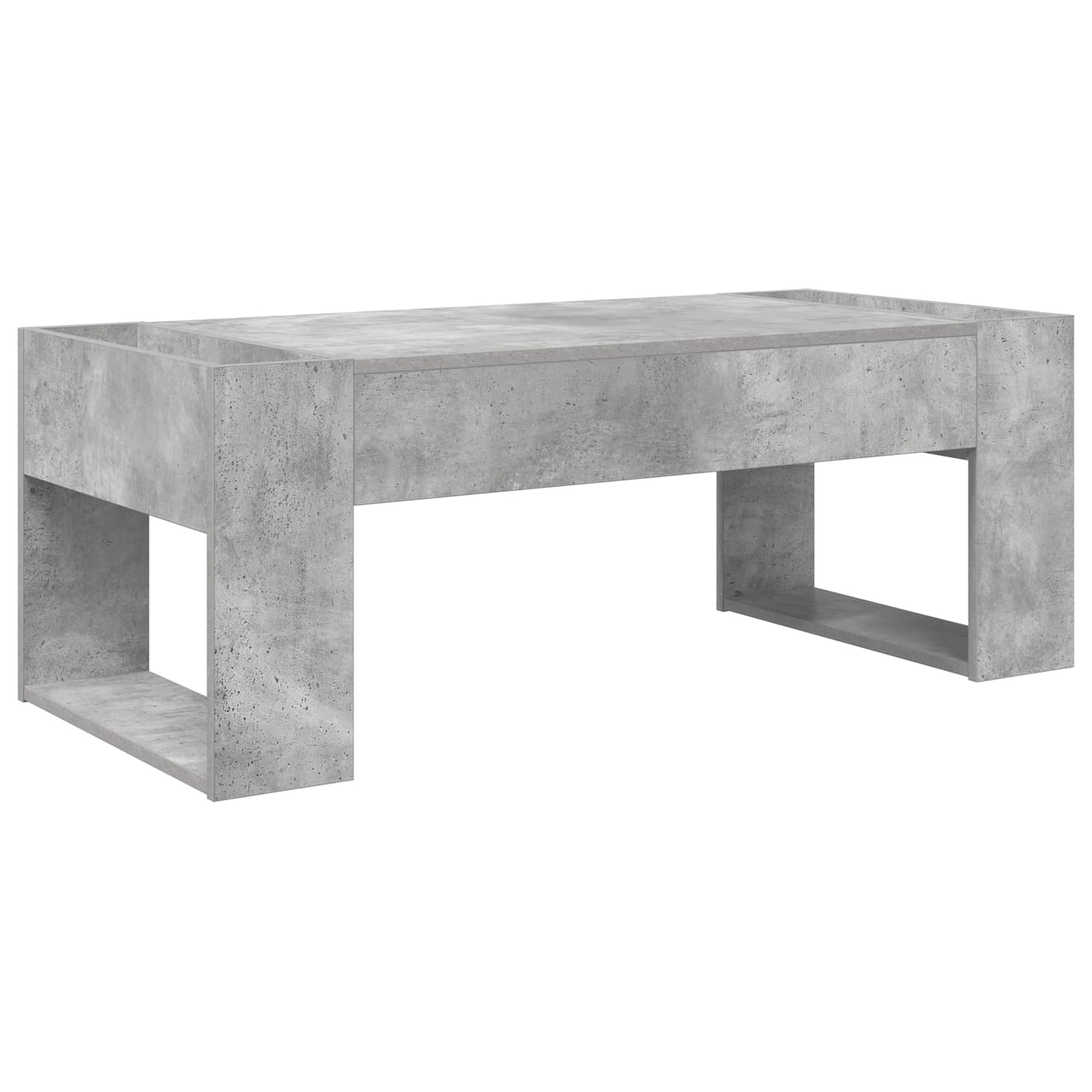 Tavolino da salotto Grigio cemento 110 x 50 x 41 cm | homemem39