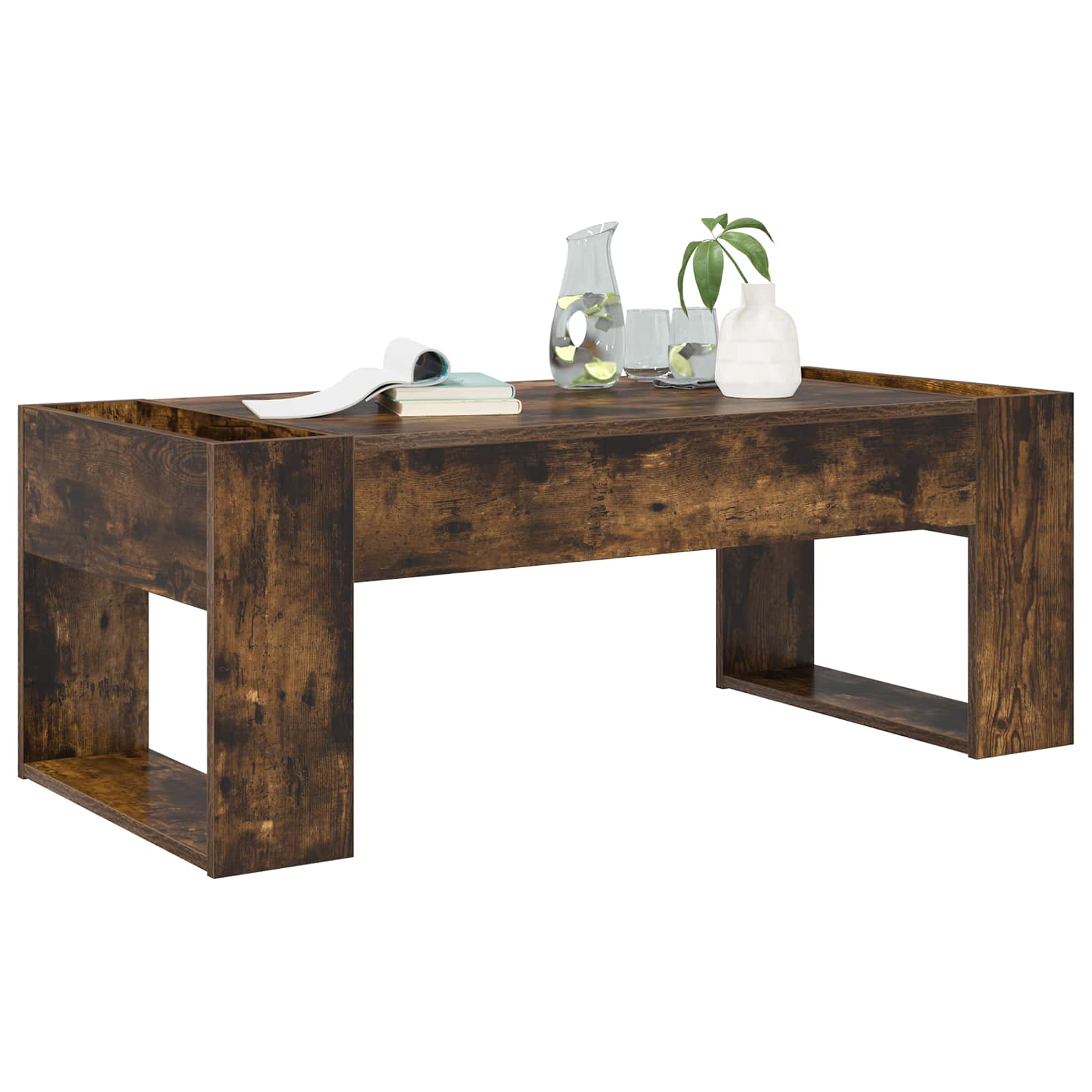 Tavolino da salotto Rovere fumé 110 x 50 x 41 cm | homemem39