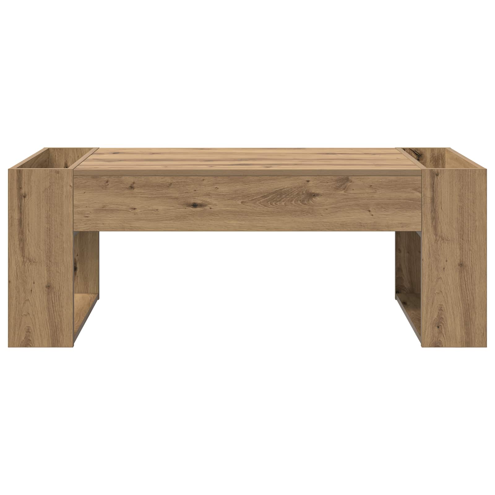 Tavolino da salotto Rovere artigianale 110 x 50 x 41 cm | homemem39