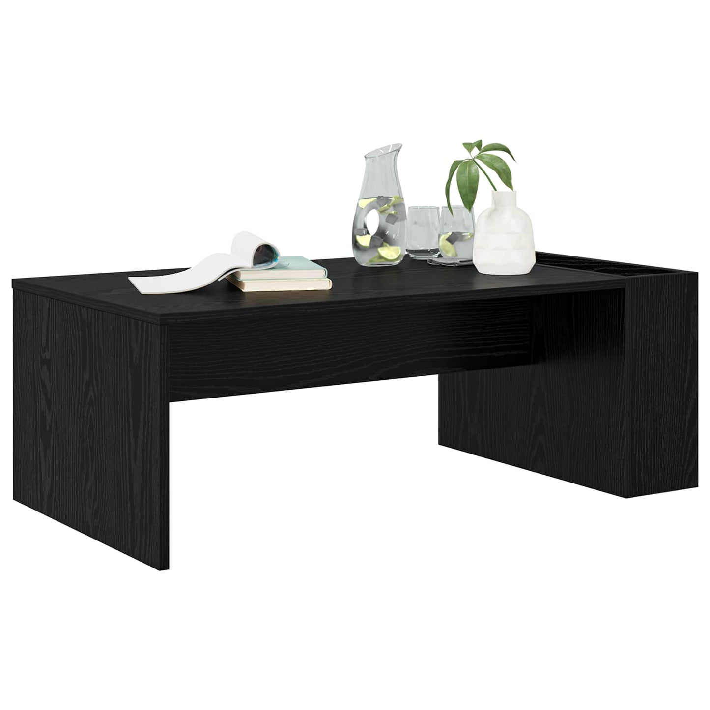 Tavolino da salotto Rovere Nero 95 x 50 x 34 cm | homemem39