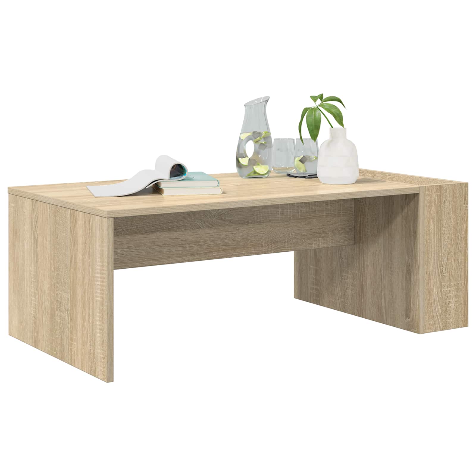 Tavolino da salotto Rovere Sonoma 95 x 50 x 34 cm | homemem39