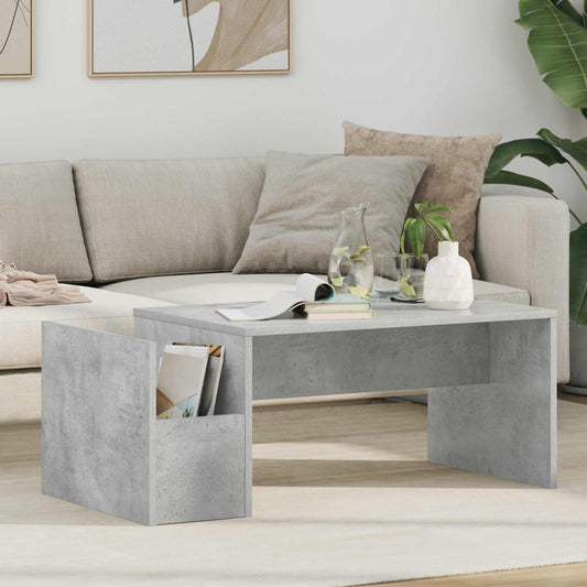 Tavolino da salotto Grigio cemento 90 x 45 x 35 cm | homemem39