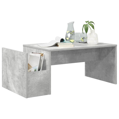 Tavolino da salotto Grigio cemento 90 x 45 x 35 cm | homemem39