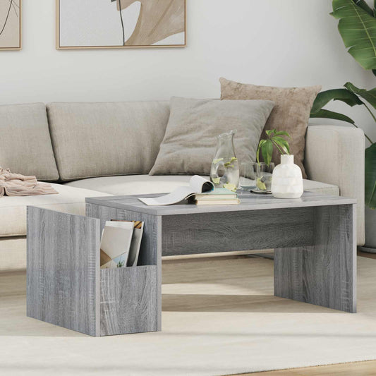 Tavolino da salotto Grigio Sonoma 90 x 45 x 35 cm | homemem39