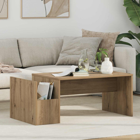 Tavolino da salotto Rovere artigianale 90 x 45 x 35 cm | homemem39