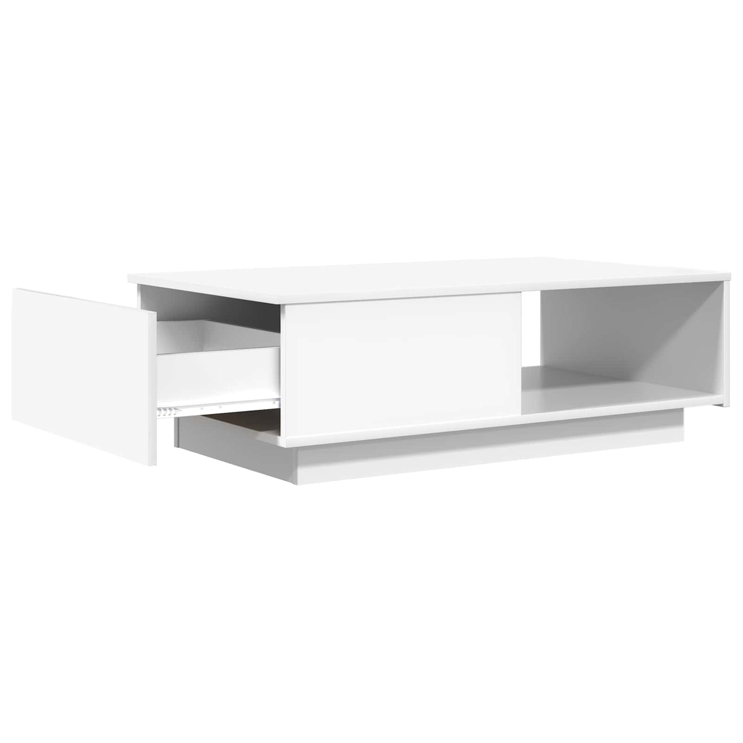 Tavolino da salotto Bianco 95 x 55 x 31 cm Legno multistrato | homemem39