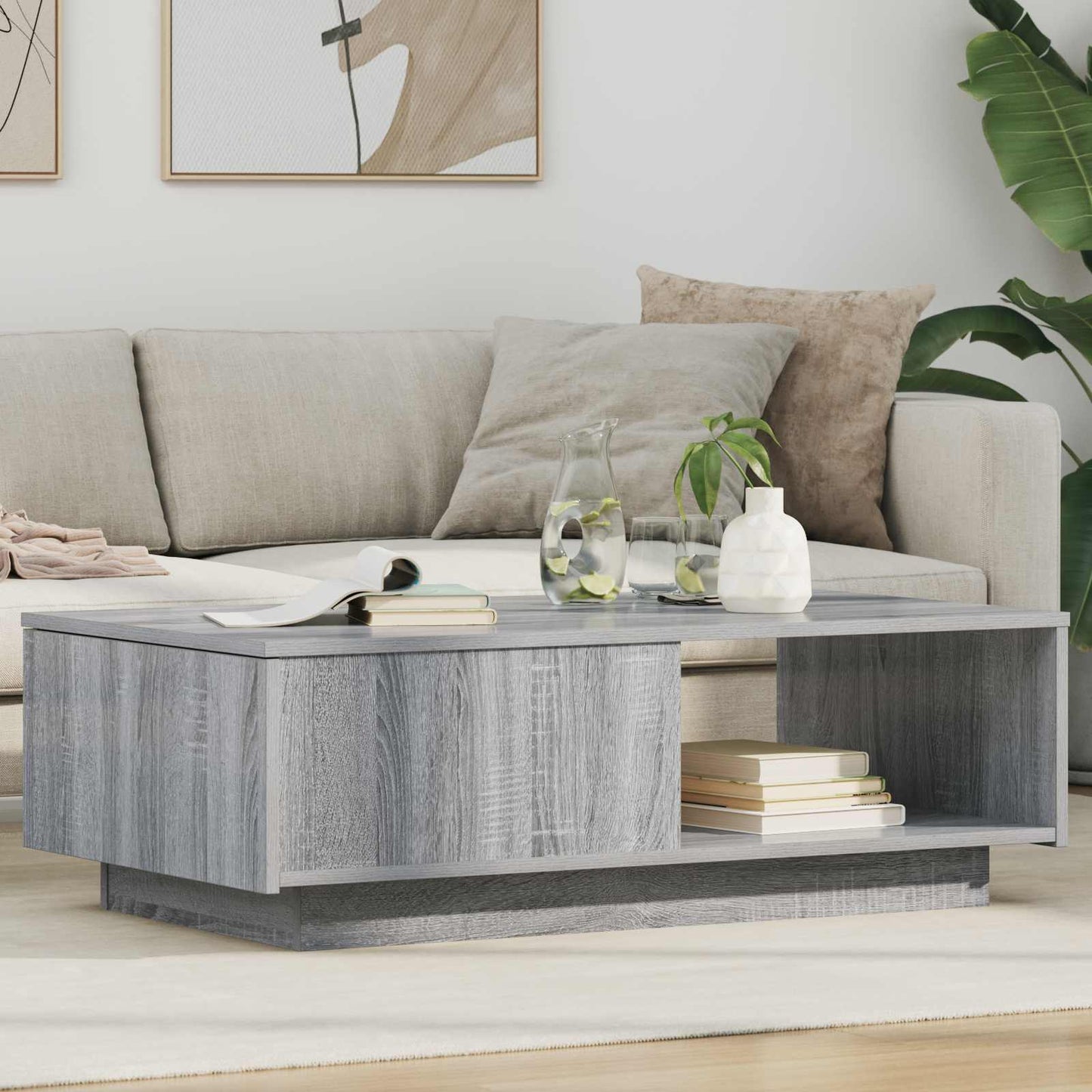 Tavolino da salotto Grigio Sonoma 95 x 55 x 31 cm