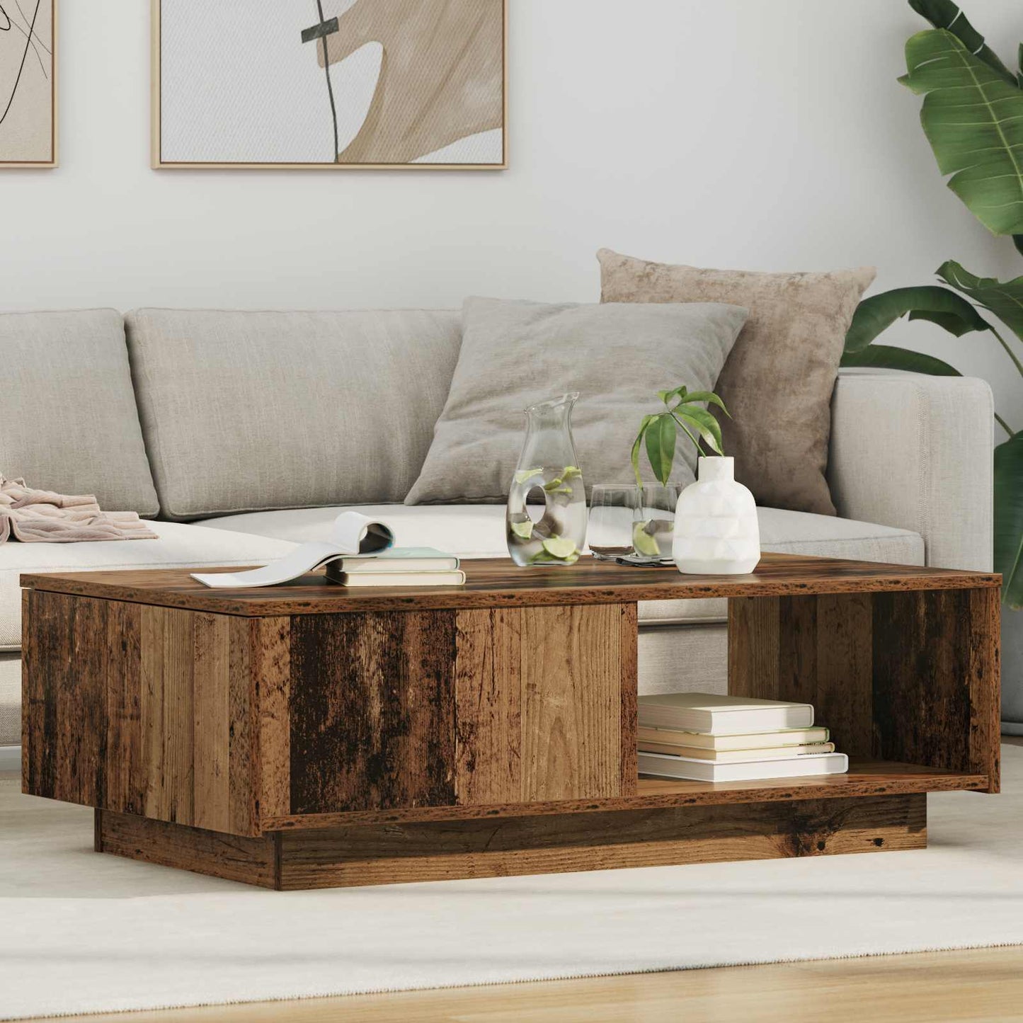 Tavolino da salotto Legno vecchio 95 x 55 x 31 cm