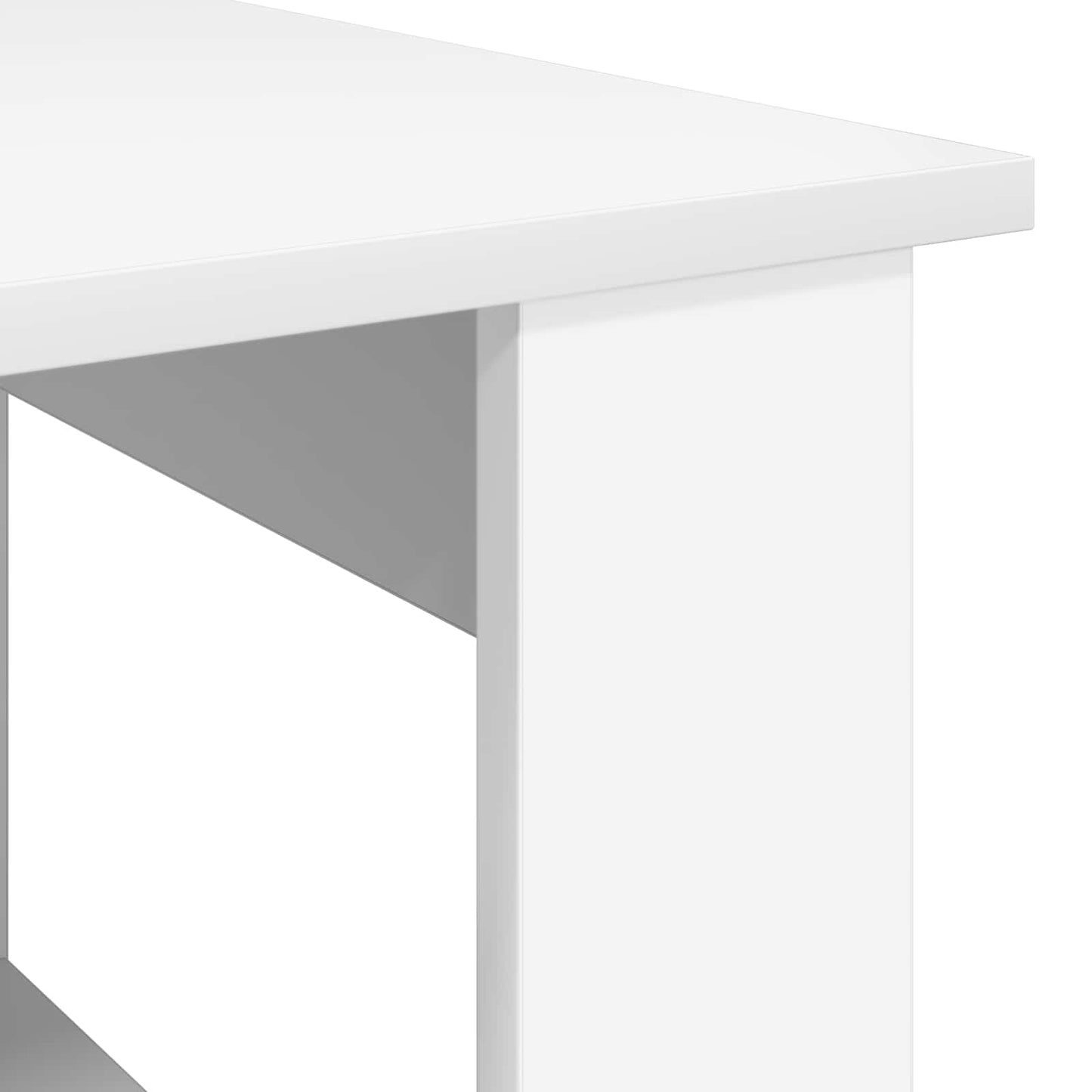 Tavolino da salotto Bianco 72 x 50 x 50 cm Legno multistrato | homemem39