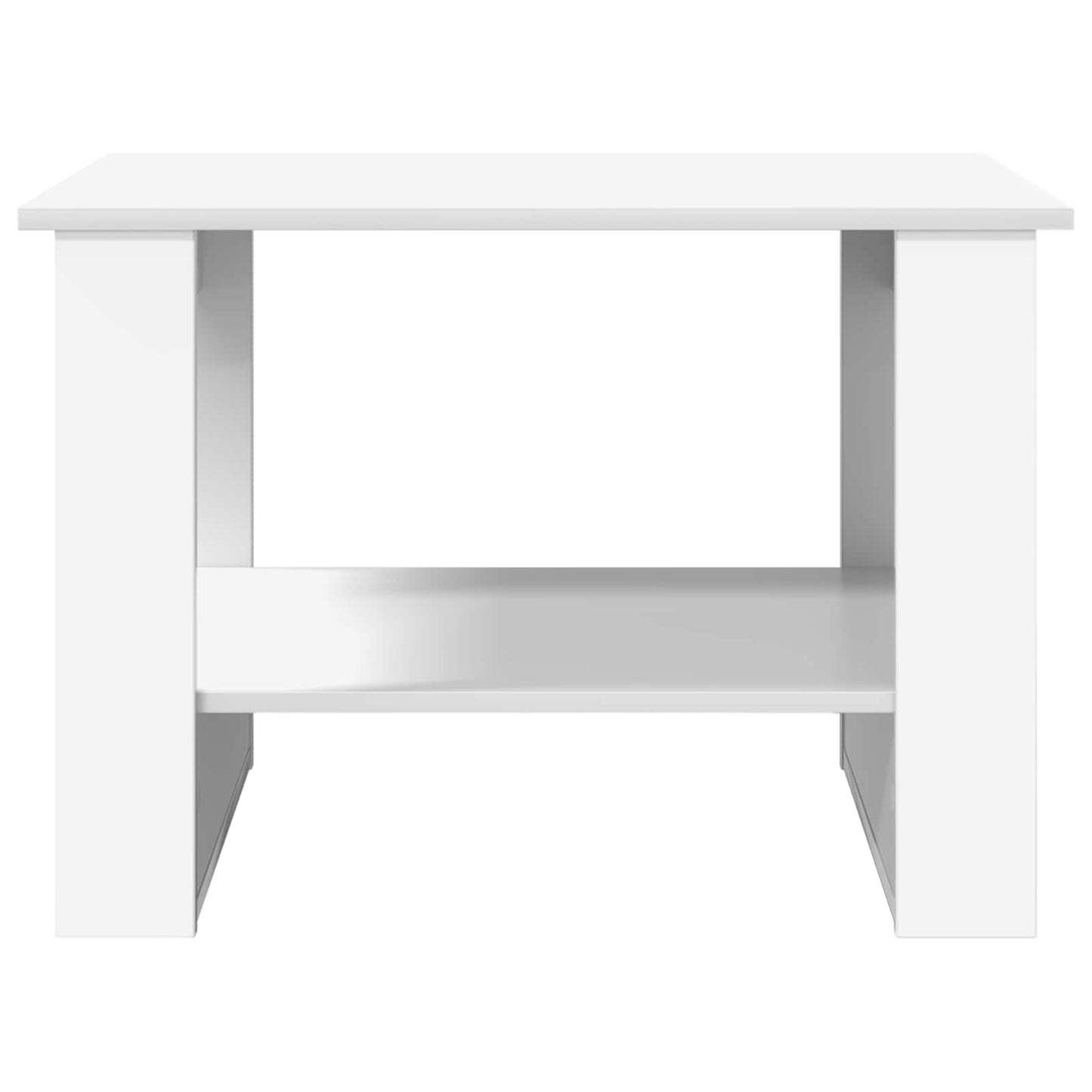 Tavolino da salotto Bianco 72 x 50 x 50 cm Legno multistrato | homemem39