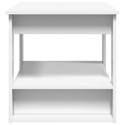 Tavolino da salotto Bianco 72 x 50 x 50 cm Legno multistrato | homemem39