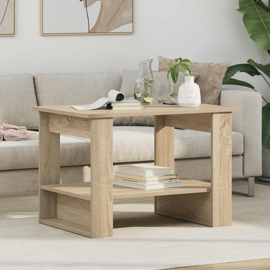 Tavolino da salotto Rovere Sonoma 72 x 50 x 50 cm | homemem39