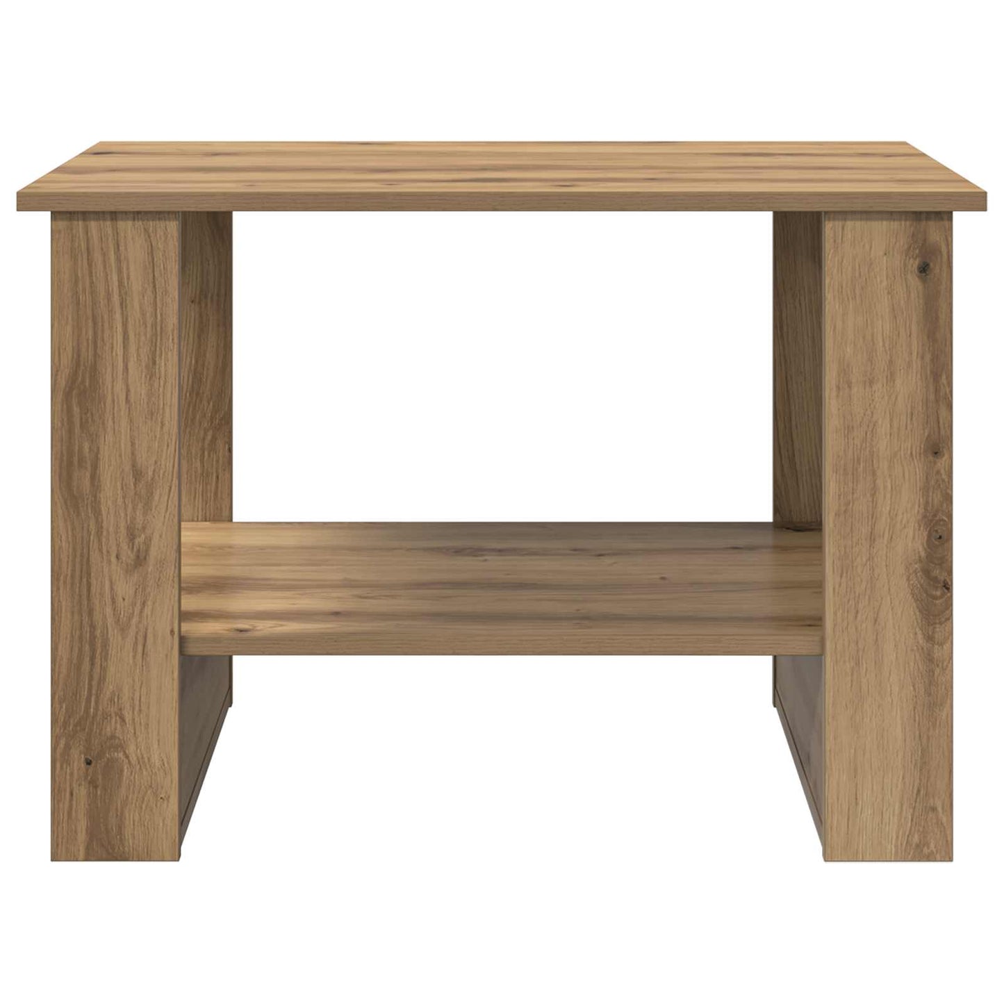 Tavolino da salotto Rovere artigianale 72 x 50 x 50 cm | homemem39