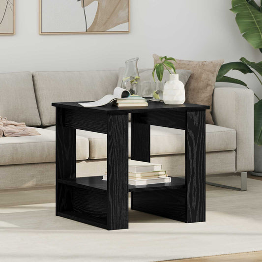 Tavolino da salotto Rovere Nero 51 x 50 x 50 cm | homemem39