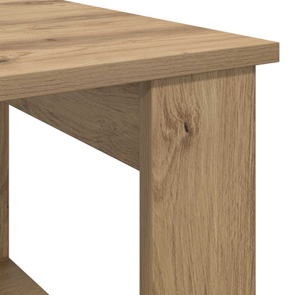 Tavolino da salotto Rovere artigianale 51 x 50 x 50 cm | homemem39