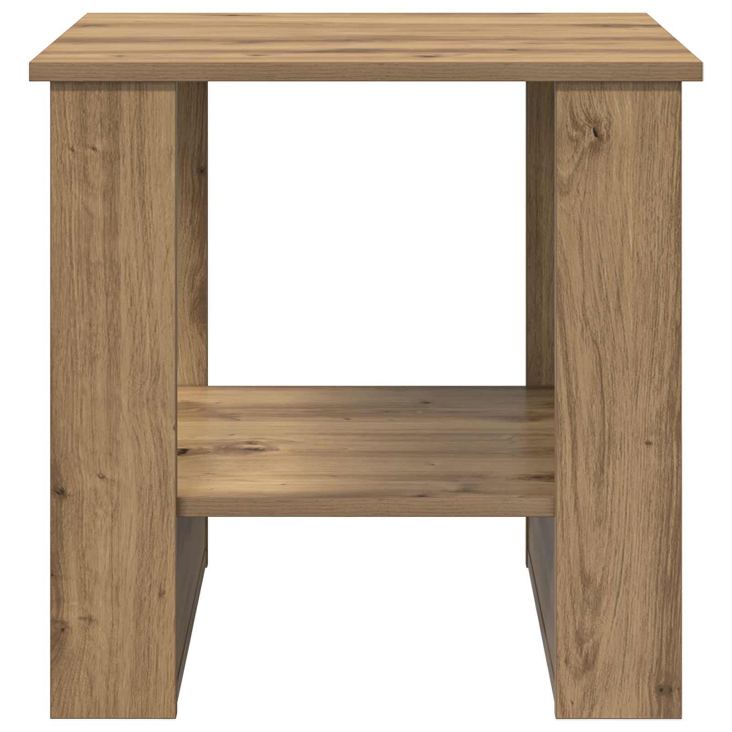 Tavolino da salotto Rovere artigianale 51 x 50 x 50 cm | homemem39