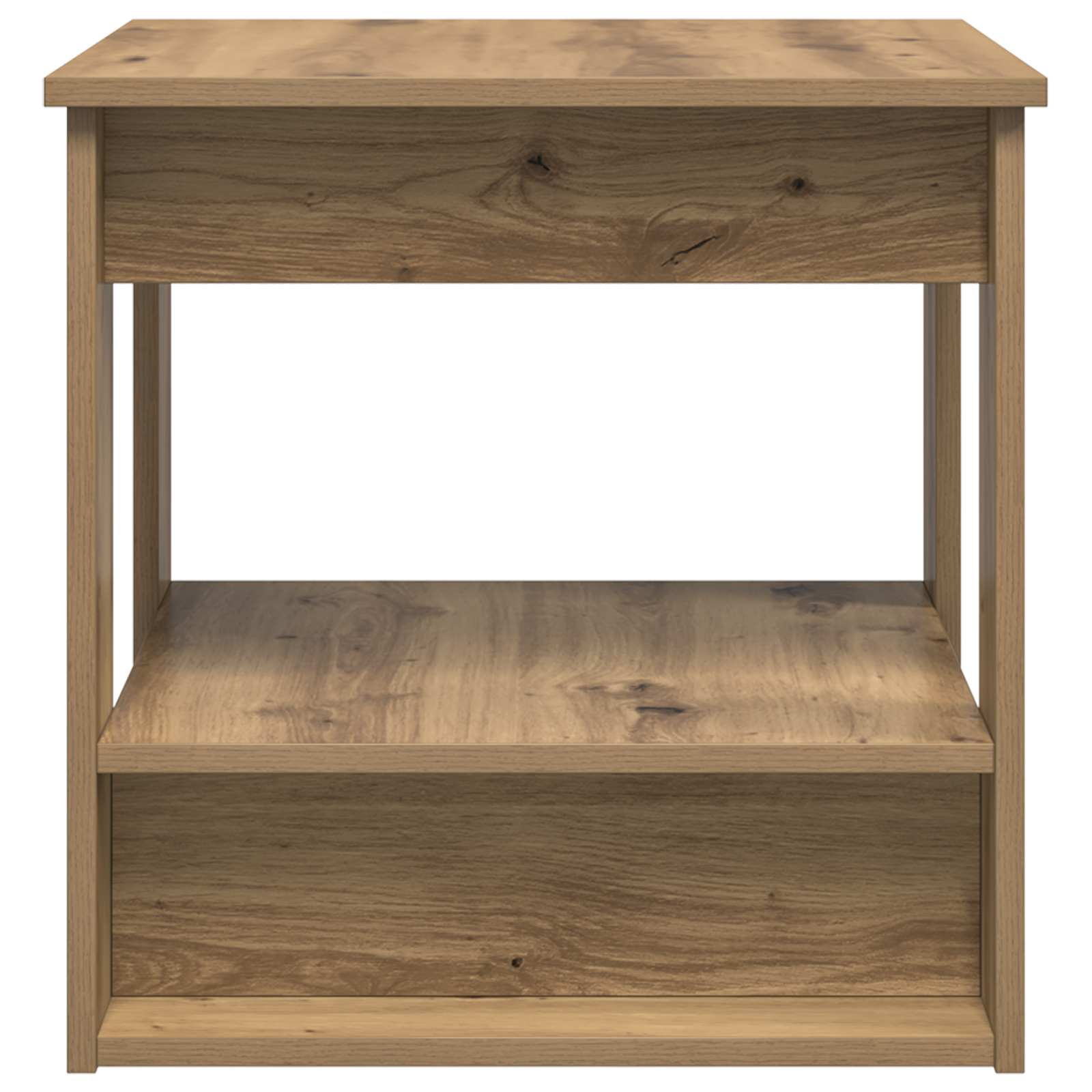 Tavolino da salotto Rovere artigianale 51 x 50 x 50 cm | homemem39