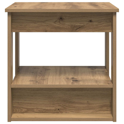 Tavolino da salotto Rovere artigianale 51 x 50 x 50 cm | homemem39