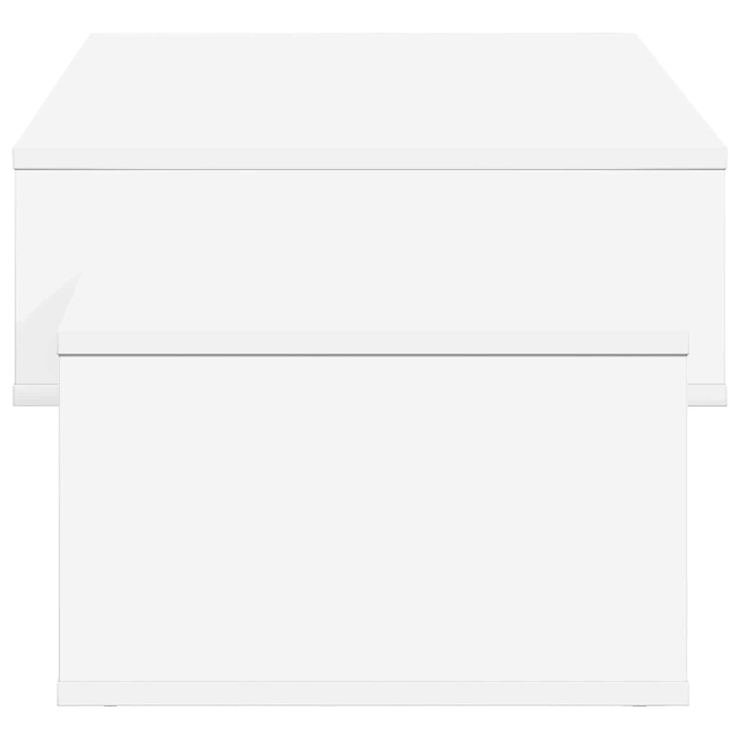 Tavolino da salotto Bianco 105 x 50 x 32,5 cm Legno multistrato