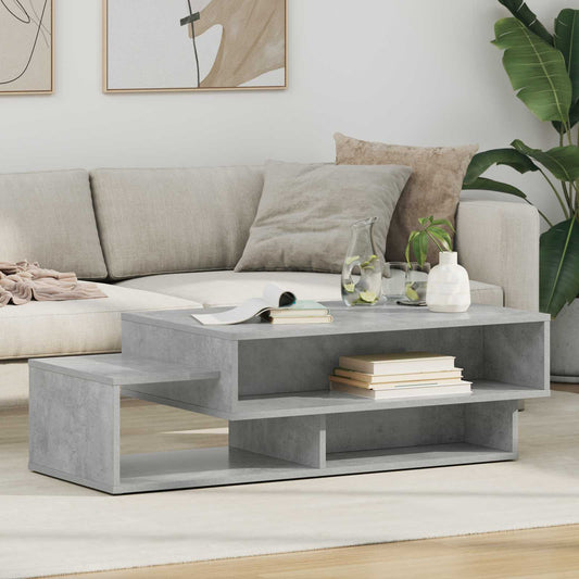 Tavolino da salotto Grigio cemento 105 x 50 x 32,5 cm | homemem39