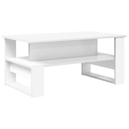 Tavolino da salotto Bianco 90 x 50 x 40 cm Legno multistrato | homemem39