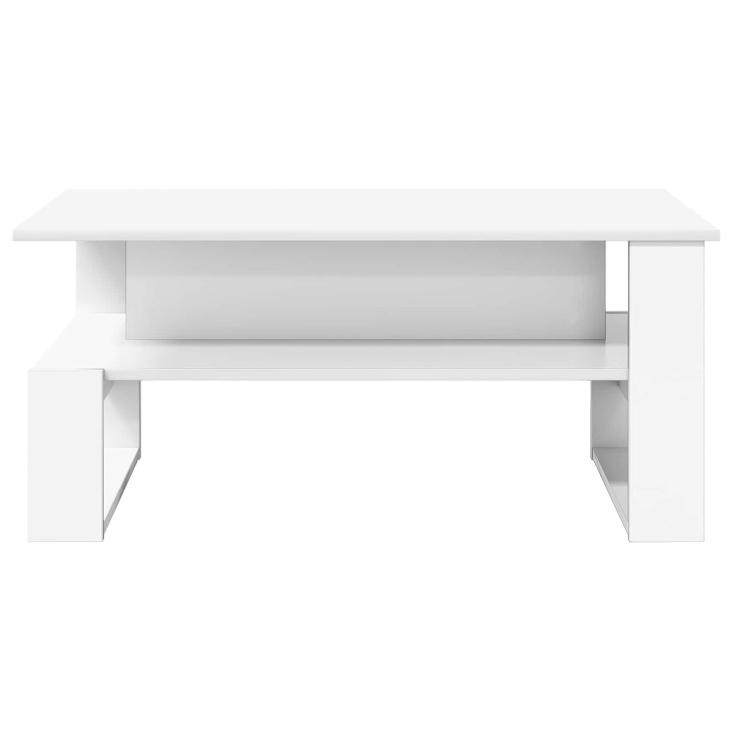 Tavolino da salotto Bianco 90 x 50 x 40 cm Legno multistrato | homemem39