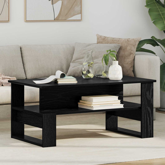 Tavolino da salotto Rovere Nero 90 x 50 x 40 cm | homemem39