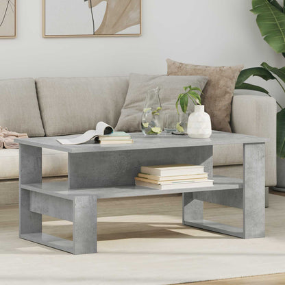 Tavolino da salotto Grigio cemento 90 x 50 x 40 cm | homemem39
